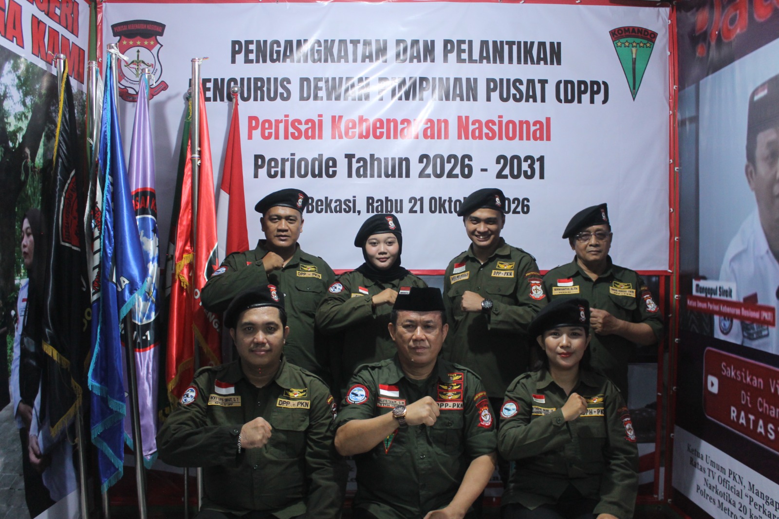 Jajaran Ketua-Ketua DPP-PKN bersama Ketum PKN, Sekjen & Bendahara Umum